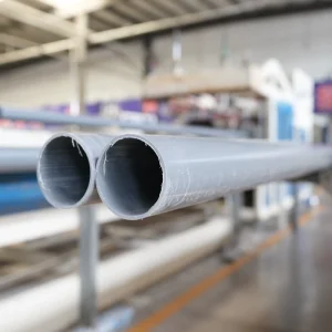 Solid High Pressure PVC Pipe for Construction Drainage Use ASTM Certified Lightweight Durable