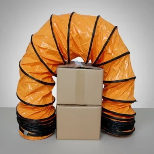 Special Industrial Flexible 2.0MM High Insulation Anti aging PVC Fabric Duct Ventilation Support for Aircraft Ground Basement