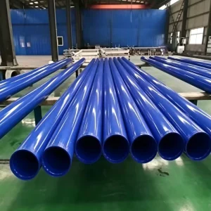 Spiral Submerged Arc Welded Coated Steel Pipe High Corrosion Resistance Plastic Coated