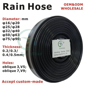 Spot Agricultural Drip Line Rain Hose Drip Irrigation Tape System Agricultural Rain Hose Irrigation Layout Drip Hose