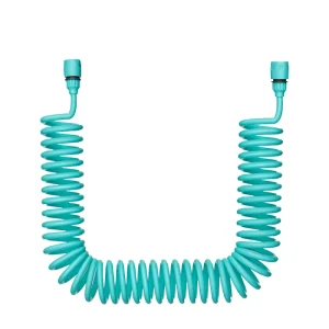 Spring Irrigation Watering 33ft 50ft 65ft EVA PVC Plastic Coiled Spiral Garden Hose with Spray Gun CNS Standard for Home