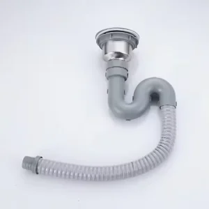 Stainless Steel Elbow Drain ABS Drain Pipe Is Anti odor Anti blocking and Drains Quickly