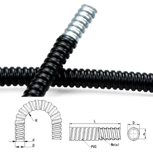 Stainless Steel PVC Coated Flexible Steel Conduit Gas Pipe Plastic Coated Pipe