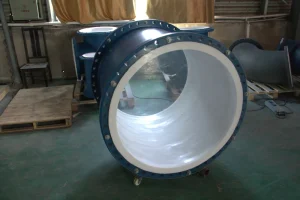 Steel Lined PTFE Molded Straight Pipe Stainless Steel PTFE Pipe for Chemical Fluid Transfer