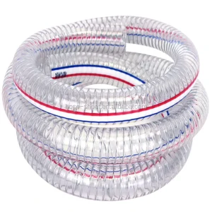 Steel Wire Reinforced PVC Braided Hose Corrugated Spring Pipe with High Durability Plastic Tube