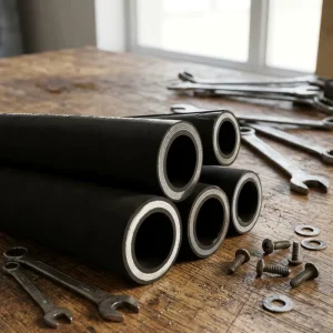 Steel Wire Spiral Hydraulic Hose High Pressure Rubber NBR Reinforced Excavator Construction Industrial Manufacturer