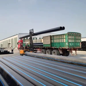 Straight HDPE Polyethylene Pipe 280mm HDPE Water Drainage Pipe for Municipal Projects