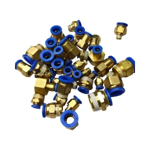 Straight Thread Brass Push Fitting Screw Threaded Fitting 4 6 8 10 12mm Quick Connect Air Hose Fitting Pneumatic Tube Connector