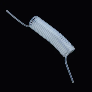 Strong Acid Alkali Resistant FEP Spiral Tube High Temperature Resistant Extruding Cutting for Chemical Electrical