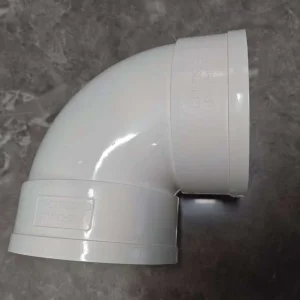 Strong PVC Sewer Pipe Fitting Right Angle Elbow 90 Degree 110mm for Residential Building Drainage and Vent System