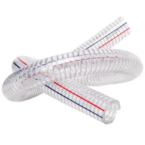 Suitable for High temperature Oil Injection Large diameter Drainage Hose PVC Steel Wire Reinforced Hose