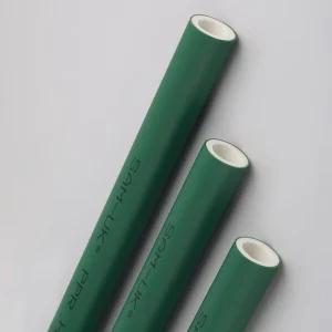 Supply Design Plastic Pipe 15mm 100mm Tube Packaging Plastic Water PPR Green Plumbing Fittings and Pipes