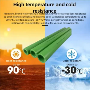 Supply System Durable PPR Custom Size PPR Pipe Corrosion Resistant PPR Water Pipe Environmentally Friendly Plastic PPR Pipe