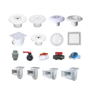 Swimming Pool Pipe Fittings ABS Wall Outlet Suction Nozzle Vacuum Fitting Swimming Pool Accessories