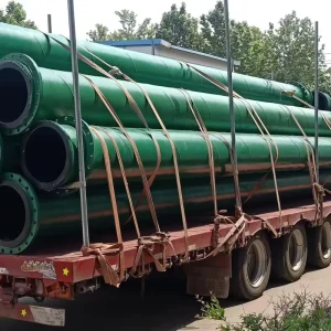 Teel Lined HDPE Composite Pipe Super Wear Resistant for Mining Mine Sand Containing Waste Slurry Buried Conveyance Pipeline