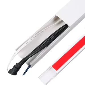 Thickened Pure White PVC Adhesive Surface Mounted Wall Nail Free Home Decoration Cable Duct