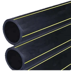 Tongyuan HDPE Gas Pipe With Yellow Stripe Orange Stripe