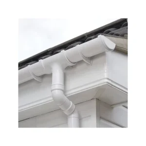 Top Quality Easy Install Roof Drainage System PVC Gutter Downspout for Villa