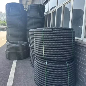 Top ranking Durable SF1671 Polypropylene PP PVC HDPE PE UPVC Corrugated Flexible Tube Conduit Pipe 1 2 in Electrical
