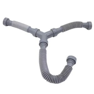 Traditional Process Manufacturing Flexible Durable Smooth Drainage Plastic Grey HDPE Drain Pipe