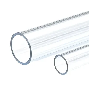 Transparent Hard Plastic Pipe Fittings for Garden Use Customizable Length Aquarium Hollow Tubes Directly