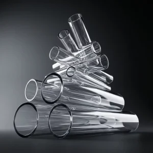 Transparent PC Plastic Tube Outer Diameter 10mm 100mm Polycarbonate Clear Pipe High Impact Strength