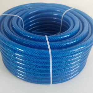 Transparent PVC Water Hose Fiber Braided Reinforced Flexible Hose Pipe for Garden Watering Water Delivery and Gas Transfer