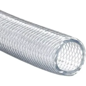 Transparent Poly Fiber Reinforced Braided PVC Flexible Hose Irrigation Tubing Cutting Processing for Agriculture Direct Supplier
