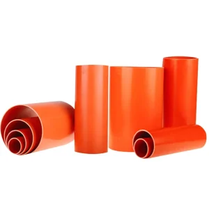 Trenchless Technology MPP Conduit Pipe Orange Modified PP Tube For Non-Excavation Power Projects