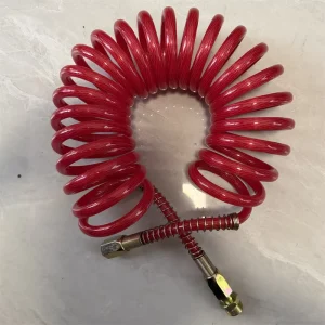 Truck Air Brake Coil Brake Hose PUC Spiral Hose Tube Coupler Trailer Air Hose Polyurethane Pneumatic Coil Air Spiral Hose Pipe