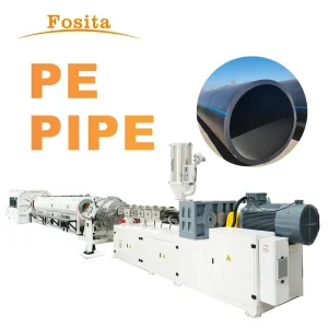 Turnkey Solution HDPE PE PPR Pipe Making Machine PLC Control Single Screw Extruder Motor Overseas Installation