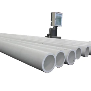 UHMWPE Chemical Fluid Pipe with Steel Flanges Anti Corrosion High Resistant