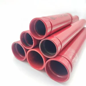 UL/FM Certified ASTM A795 Fire Sprinkler Pipe Factory Direct Grooved Ends Red Coated