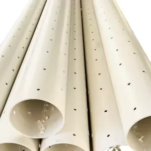UPVC 25mm Flexible Perforated Pipes With Holes For Garden Irrigation And Drainage 4 Pipes Per Set