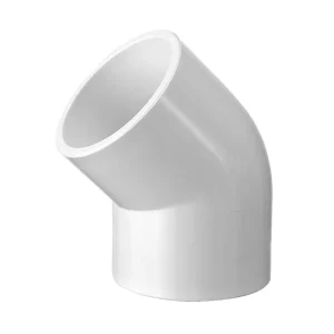 UPVC 45 Degree Elbow for Cold Water Supply Irrigation Systems Corrosion Resistant Smooth Interior Leak Proof Connection