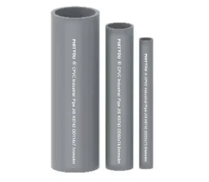 UPVC CPVC JIS Standard Industrial Pipe for PBC Electronic Water Treatment Mining Chemical Irrigation Industry