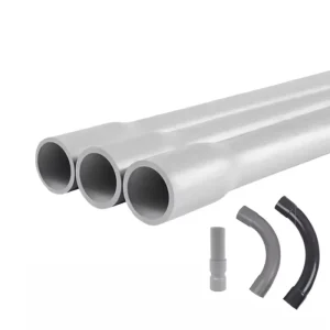 UPVC Conduit Custom made ASTM SCH40 SCH80 Standard Flame retardant Surface mounted Insulated Electrician Conduit Plastic Pipe