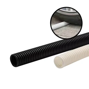 UPVC Corrugated Conduit Fireproof ENT Electric Cable Protection Pipe Flexible Made Galvanized Steel Plastic
