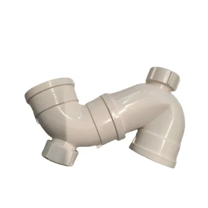 UPVC Durable S shaped Drainage Water Trap With Glue Connection ISO Certified Sewer Pipe Accessories