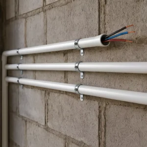 UPVC Electrical Conduit Pipe & Fittings for Indoor Outdoor Use Industrial Cable Protection Customizable Sizes