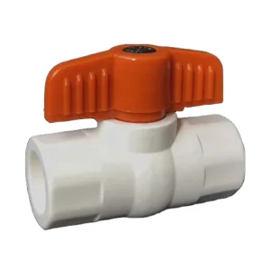 UPVC PP Polypropylene Ball Valve Lightweight Design 90° Quick On Off Ideal for Chemical Fluid Control