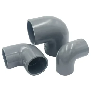 UPVC PVC Fittings 20-315 mm 90 Degree Elbow Fitting High Pressure Pipe Fitting Urban Rural Water Supply