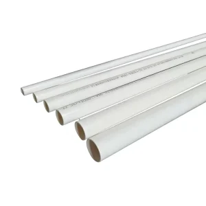 UPVC PVC-U Flame-Retardant Electrical Conduit Tubing Round Shape for Threading Pipe Applications