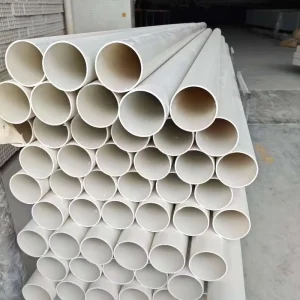 UPVC PVC Water Supply Irrigation Pipe DN75x3.6 1.0 MPa High Pressure Flexible PVC Conduit Plastic Tubes ASTM DIN