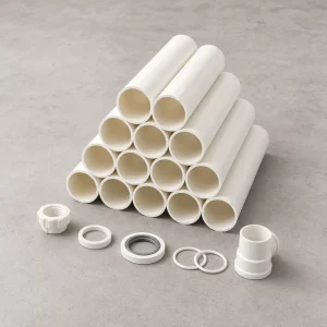 UPVC Pipe Multiple Size Options PVC Plastic Water Pipe for Export Supply