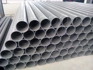 UPVC Pipe PN10 90mm Lightweight Eco Friendly Factory Manufacturer with Good Toughness for Municipal Water Supply