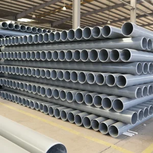 UPVC Pipe for Water Supply High Pressure Flexible Lightweight Weatherproof 75-400mm Custom Length