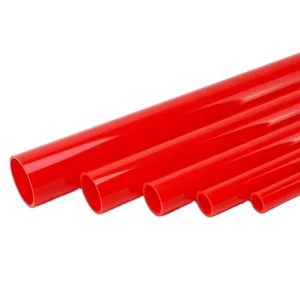 UPVC Red Pipe 50mm PVC Waste Water Pipe and Fittings Swimming Pool PVC Pipe and Fittings