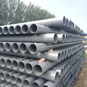 UPVC Water Supply Pipe PVC Irrigation Pipe Large Diameter PVC Tube for Agriculture Irrigation and Water Drainage