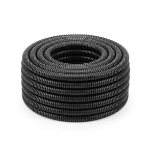 UV Resistant Photovoltaic Electrical Cable Protection Plastic Waterproof Wire Loom Flexible Corrugated Pipe Made of PP Material